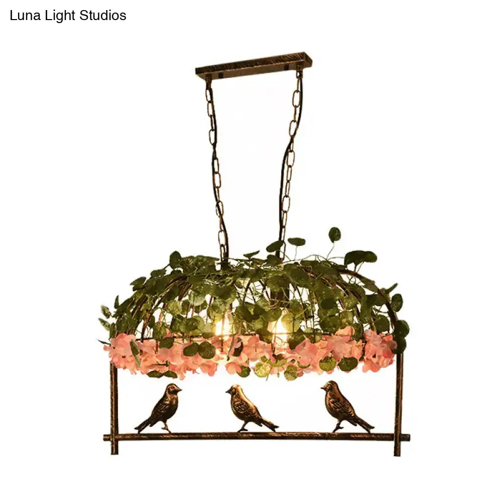 Brass Birdcage Ceiling Light