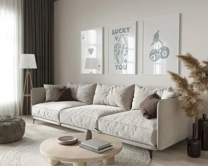 Retro Beige Wall Art