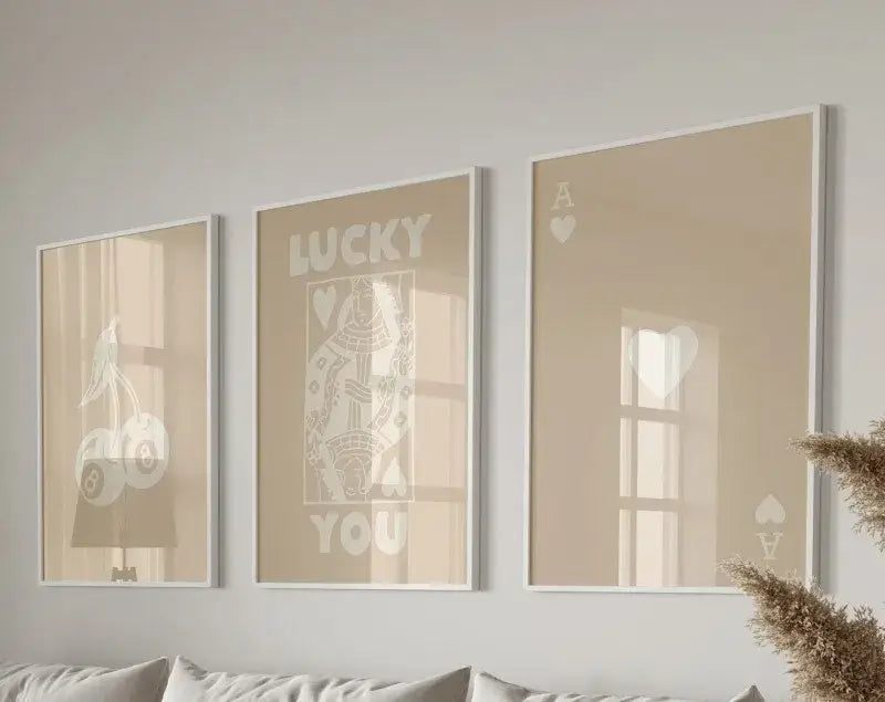 Retro Beige Wall Art