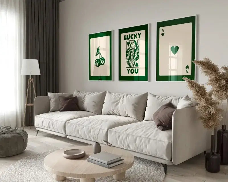 Retro Beige Wall Art