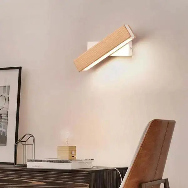 Wooden LED Wall Sconce