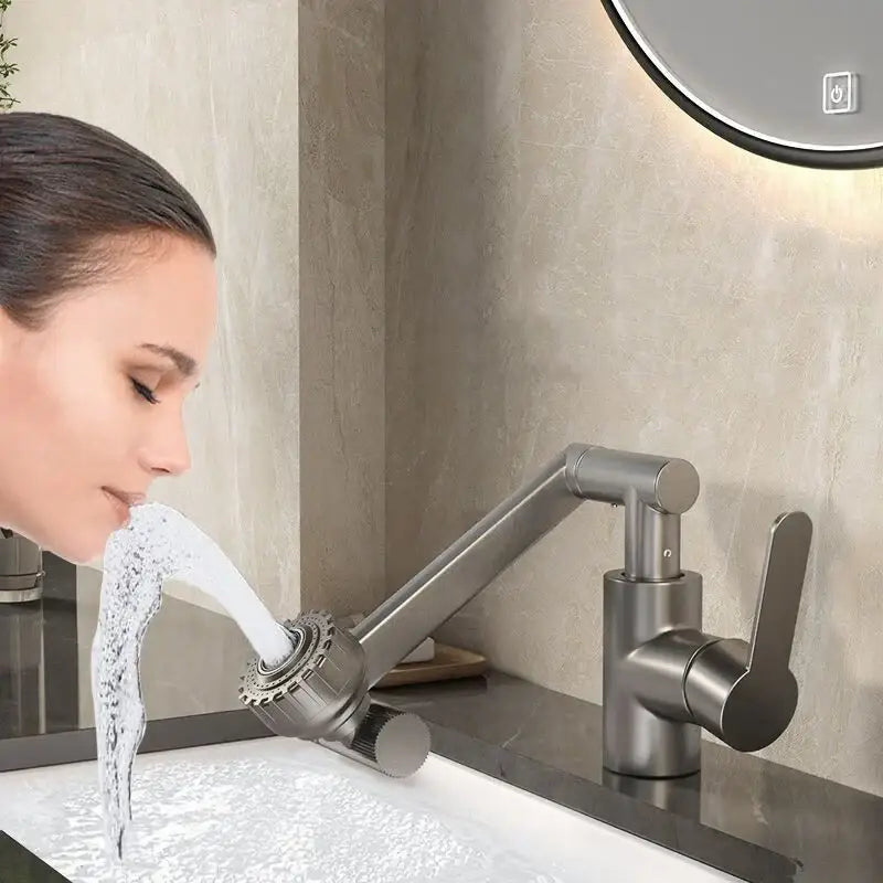 Black Dual-Mode Kitchen Faucet