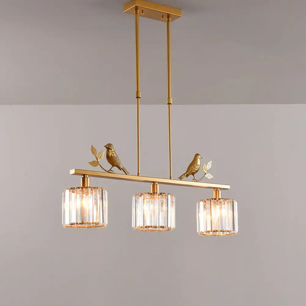 Black Crystal Island Lighting
