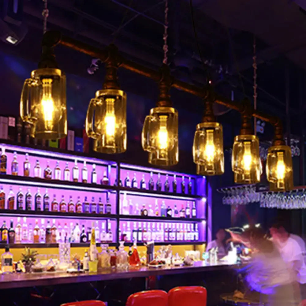 Bronze Industrial Pendant Light