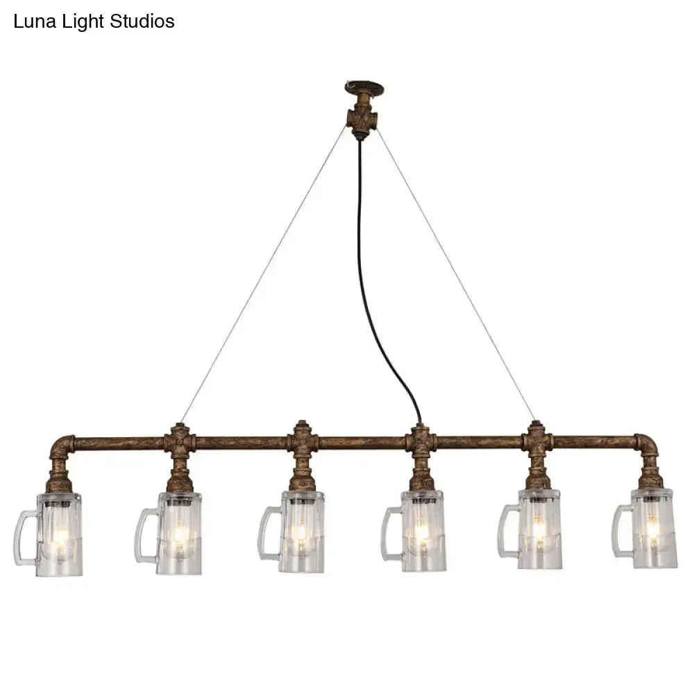Bronze Industrial Pendant Light