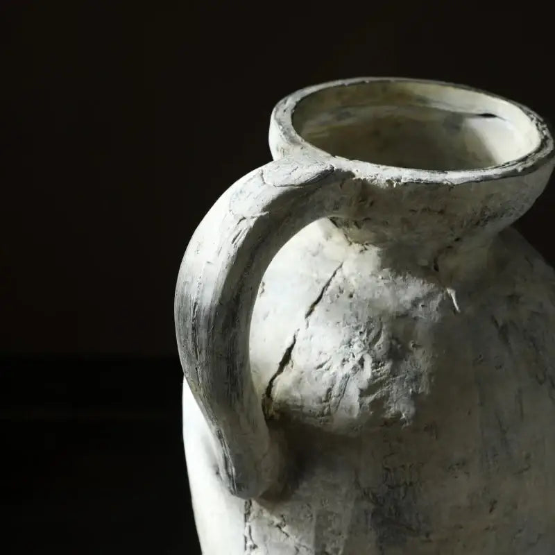 White Ceramic Pottery Vase