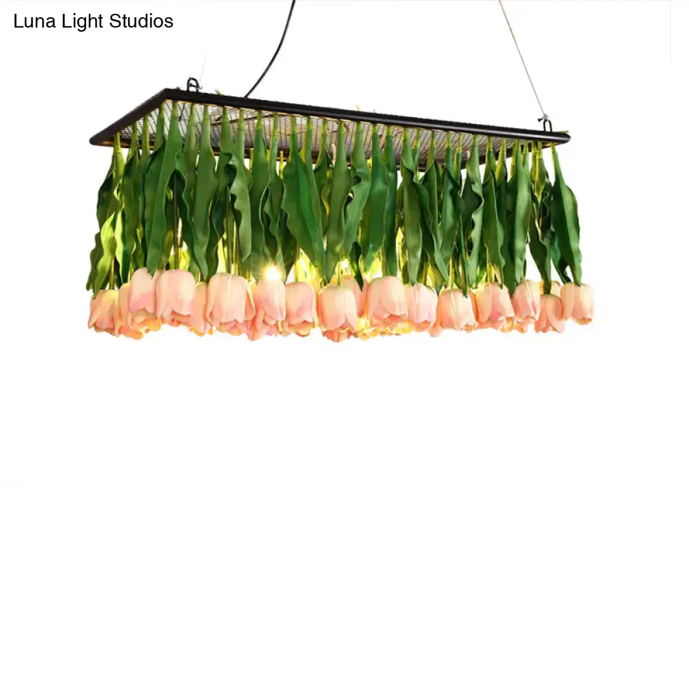 Metal Tulip Island Fixture