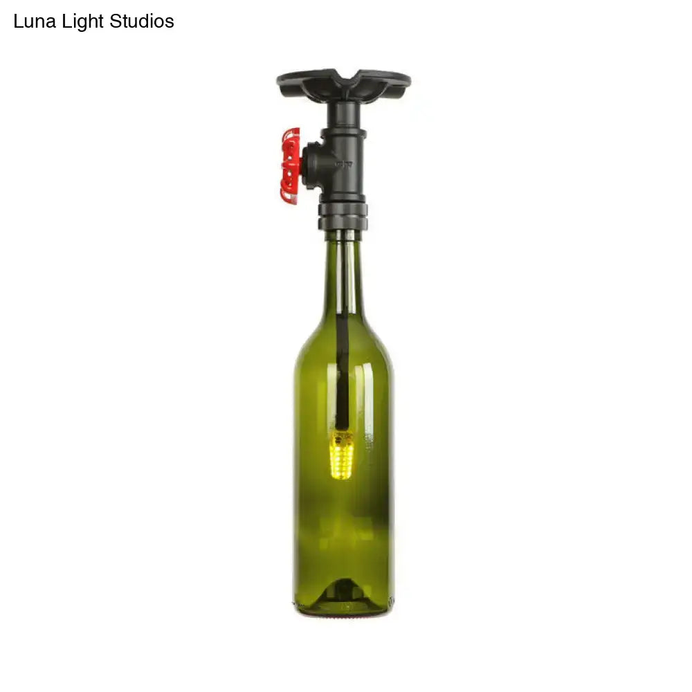 Amber Glass Flush Light