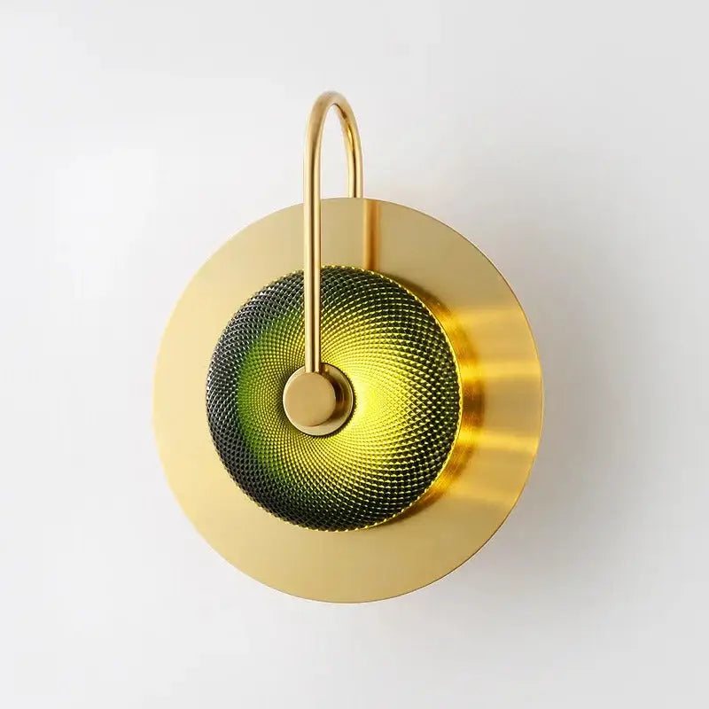 Green Brass Wall Sconces
