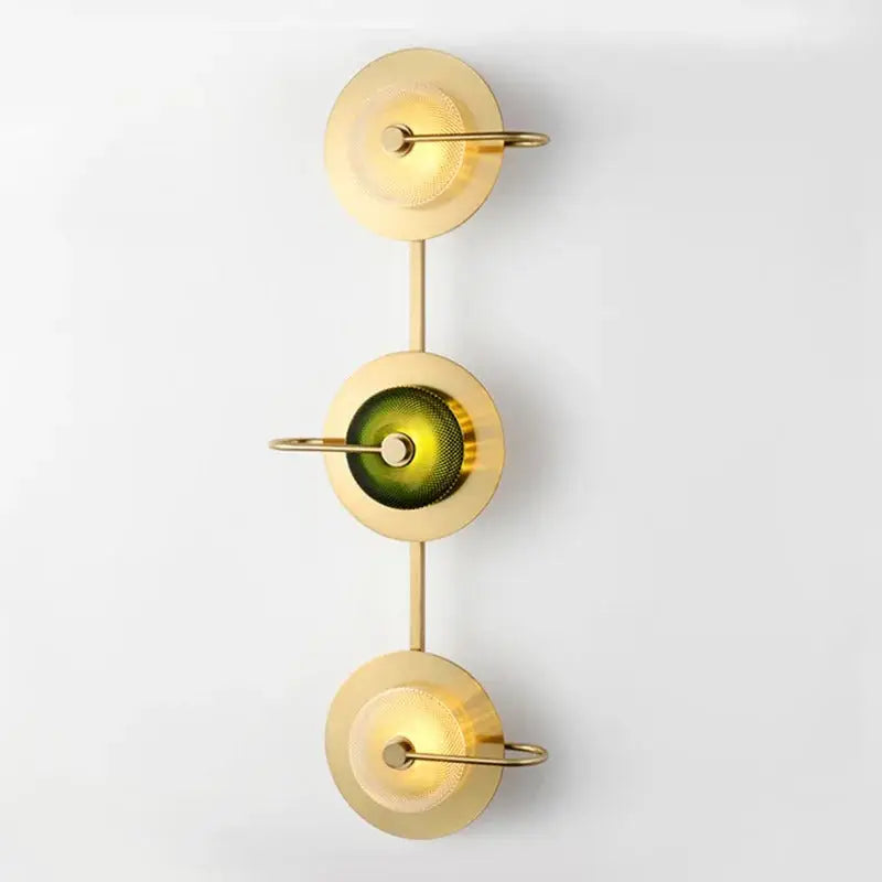 Green Brass Wall Sconces