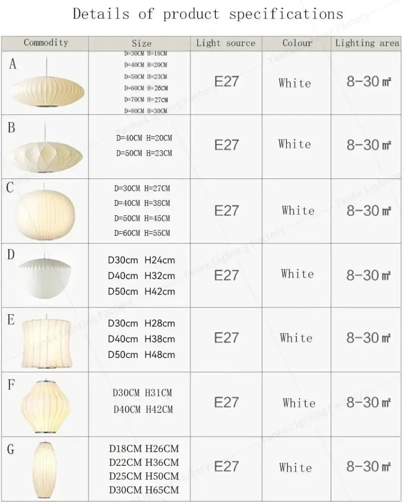 White Geometric LED Pendant