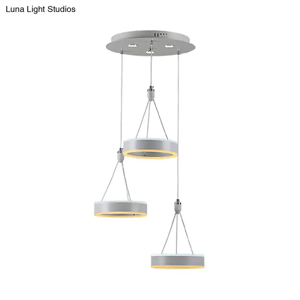 Silver Cluster Ceiling Light