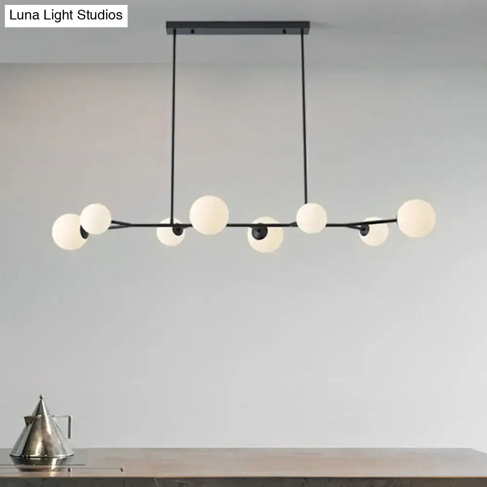 Gold Opal Glass Island Light