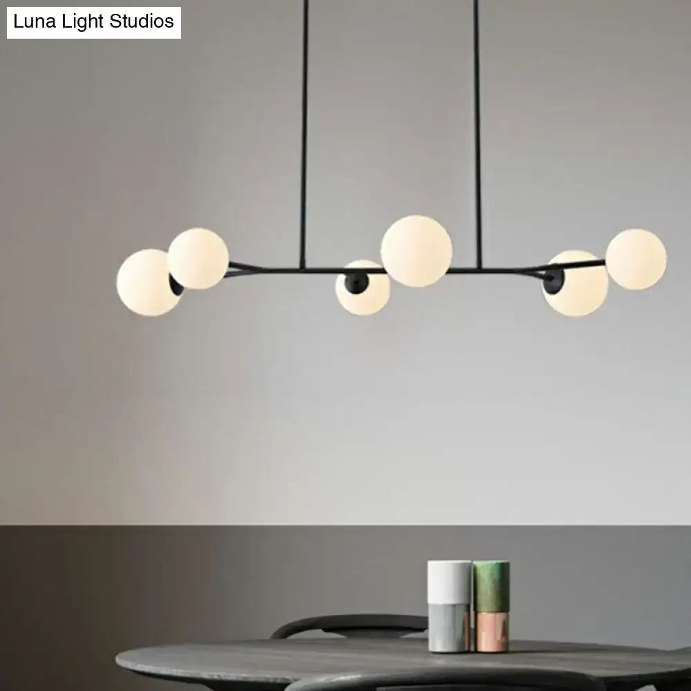 Gold Opal Glass Island Light