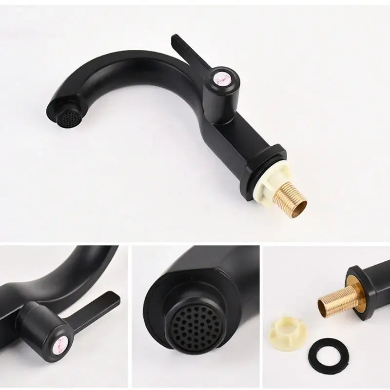 Black Chrome Kitchen Faucet