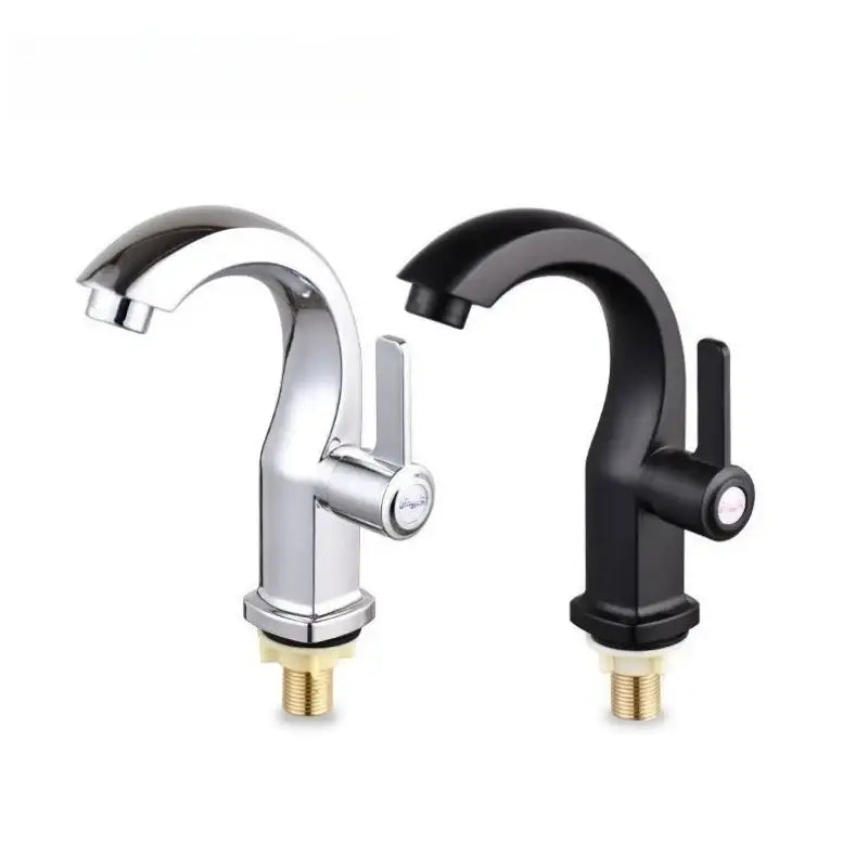 Black Chrome Kitchen Faucet