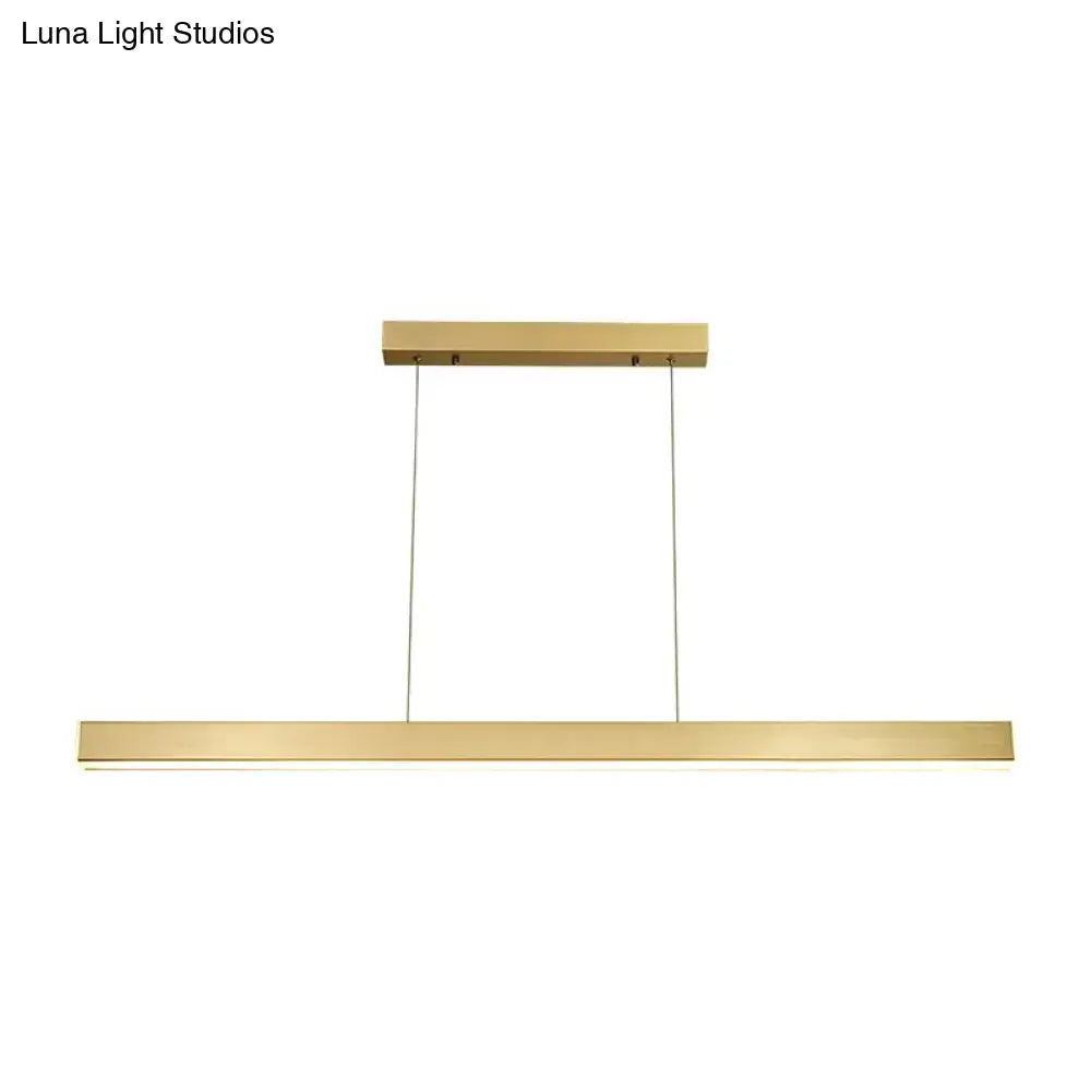 Brass Pole LED Pendant