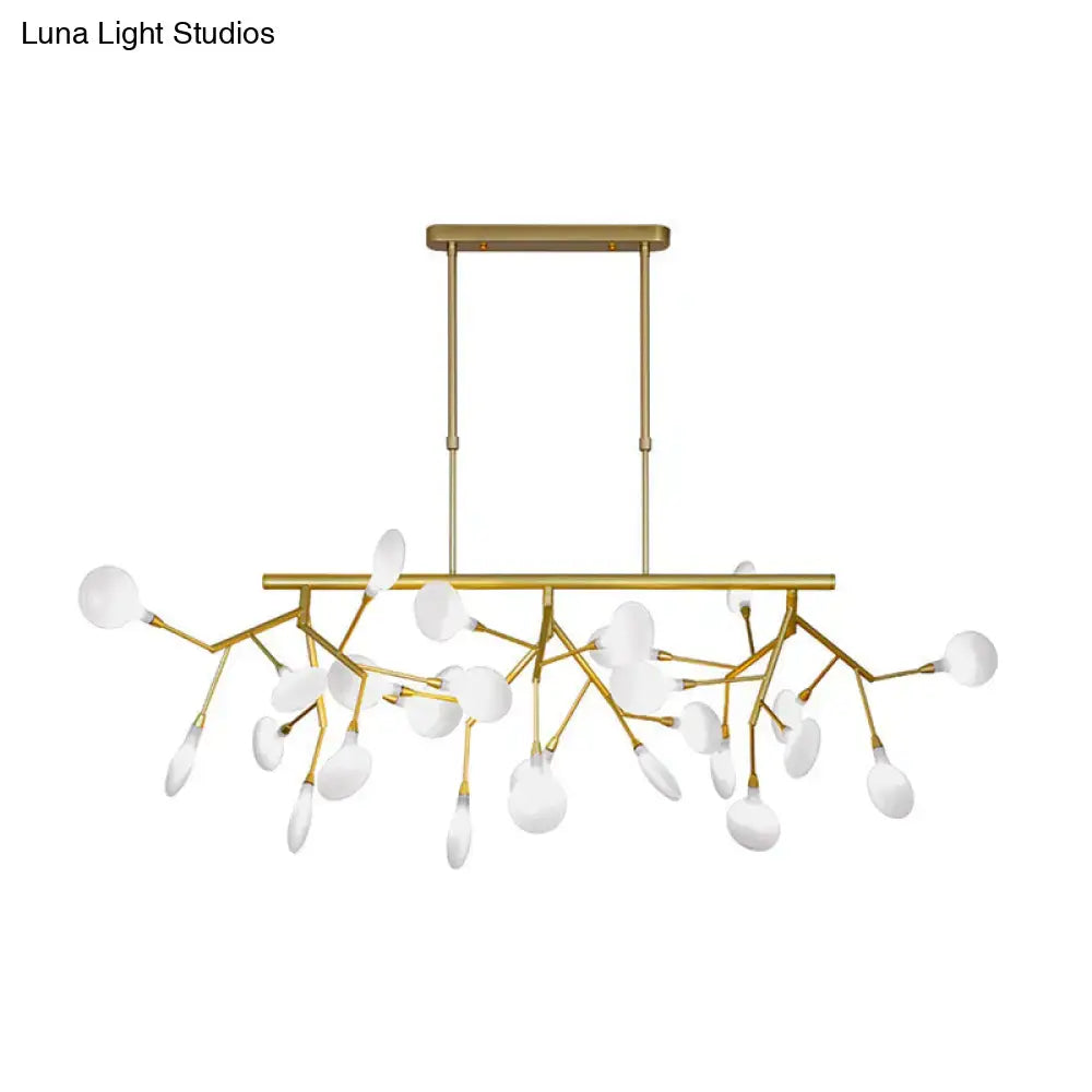 Gold Opal Pendant Light