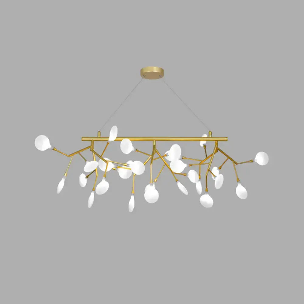Gold Opal Pendant Light