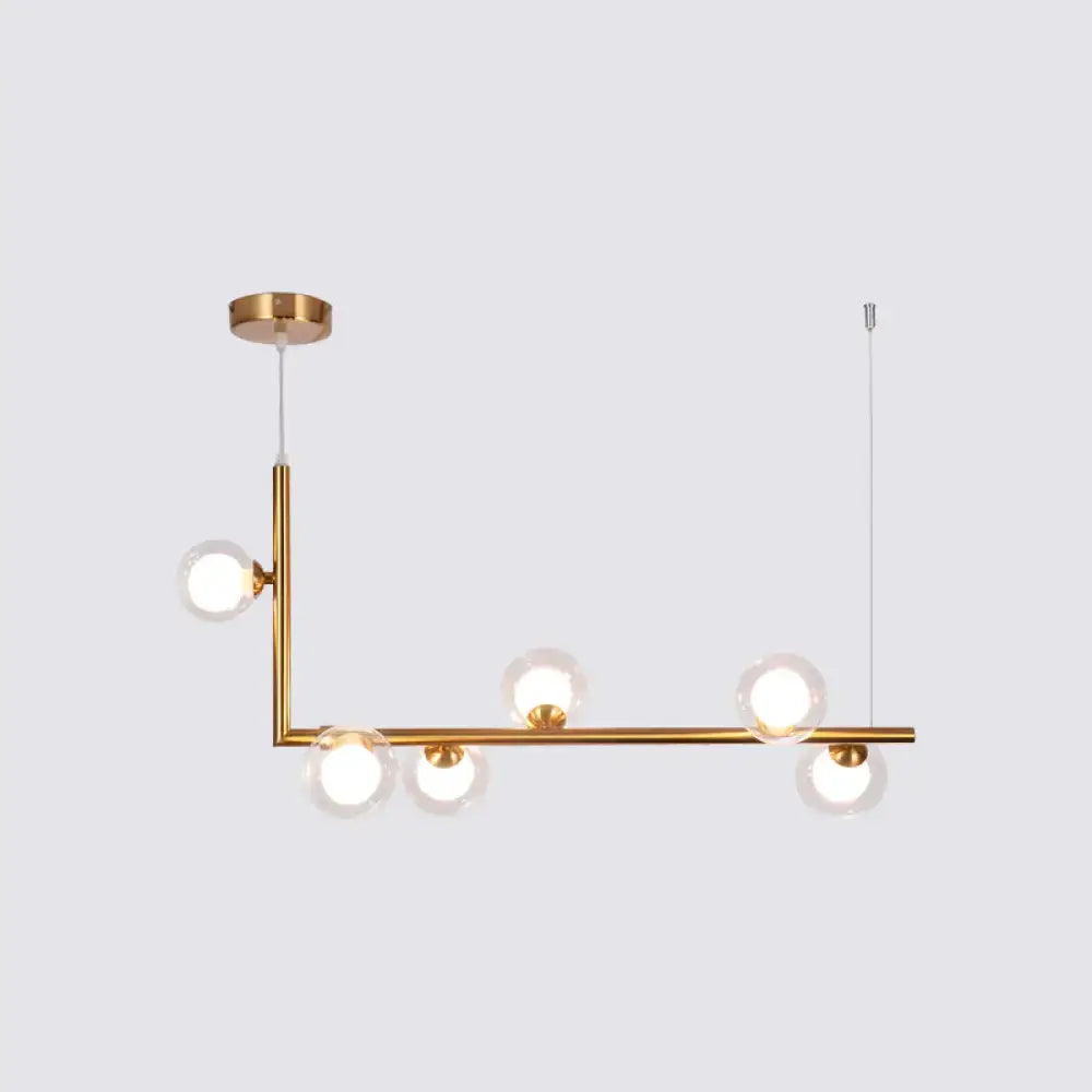 Black Glass Pendant Chandelier