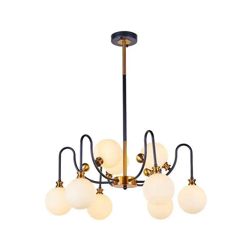 Opal Glass Pendant Chandelier