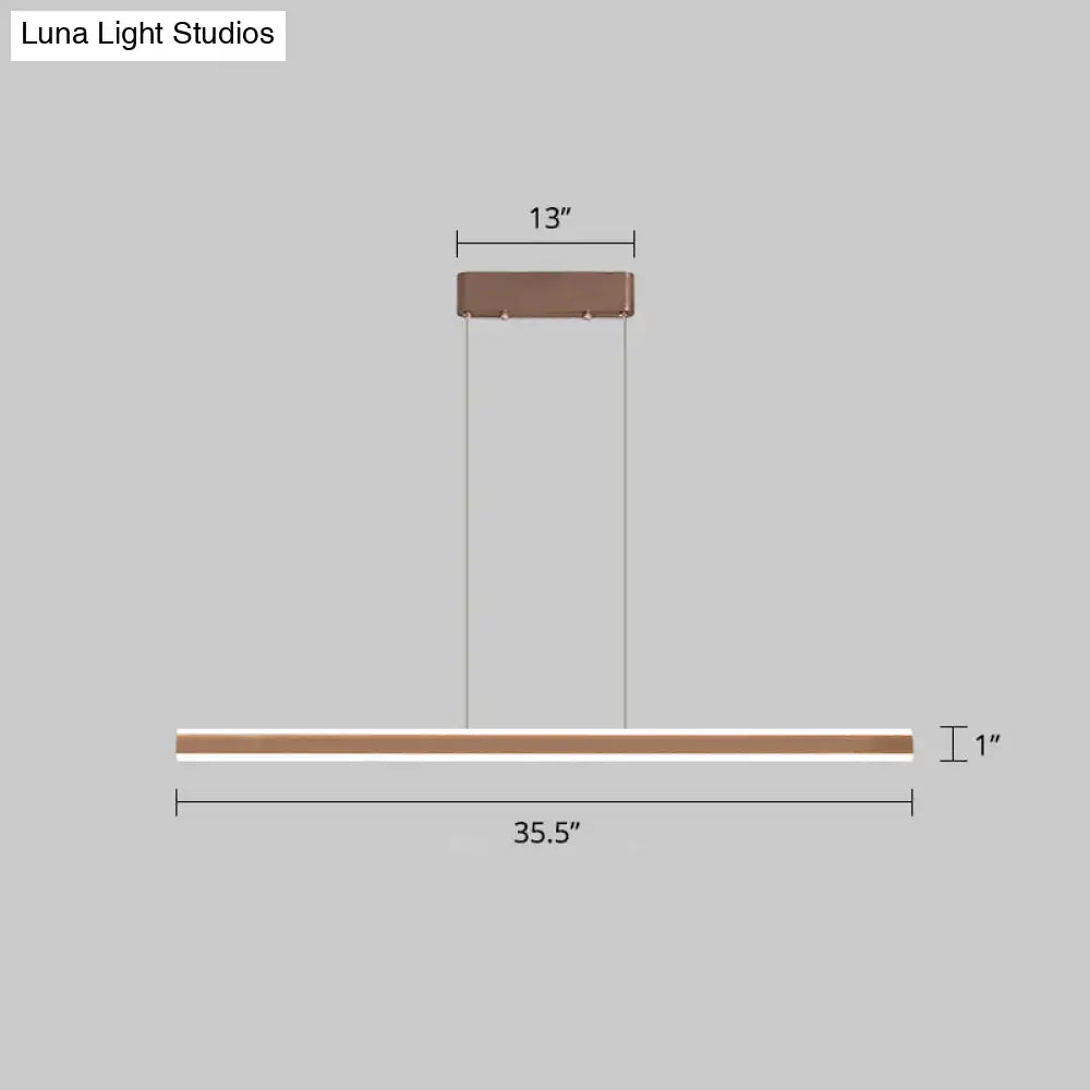 Copper Triangle LED Lamp