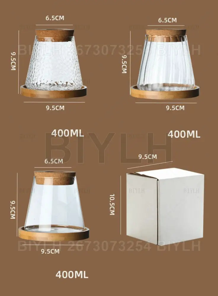 Glass Bamboo Base Vase
