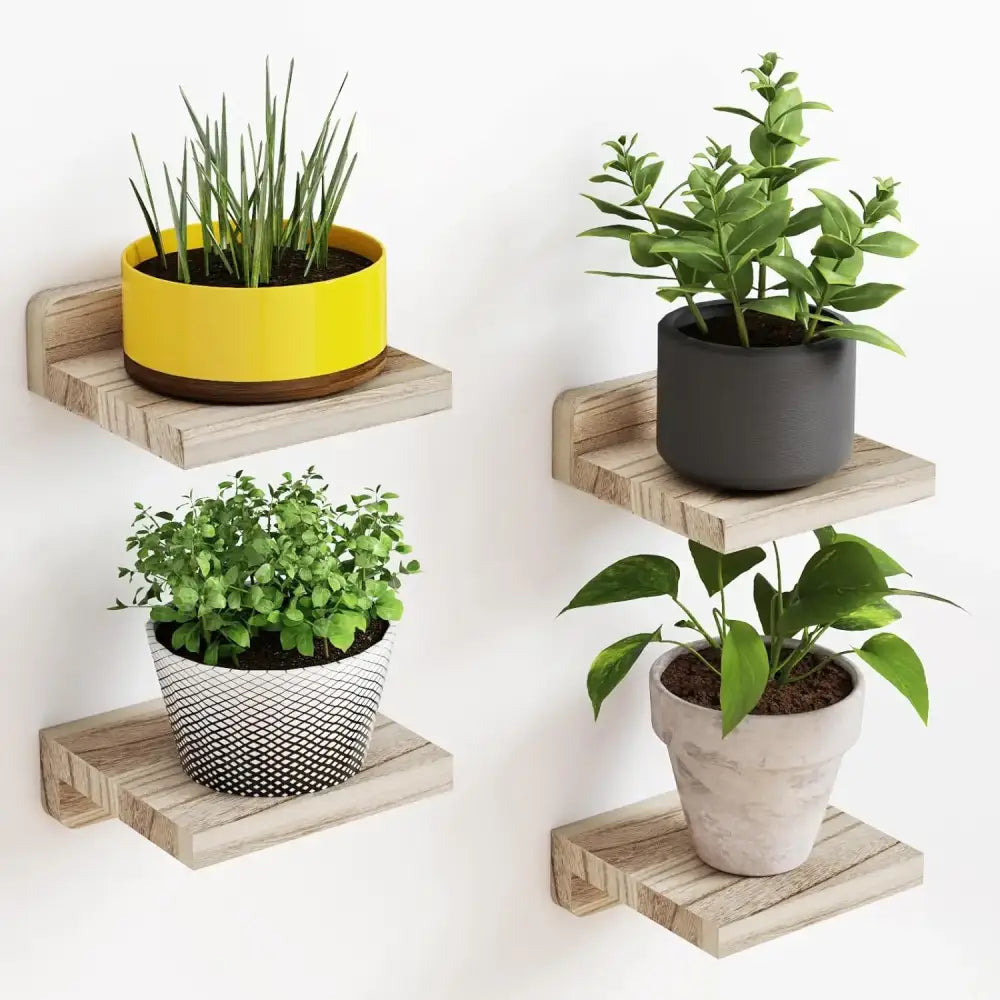 Wood Floating Shelf Set