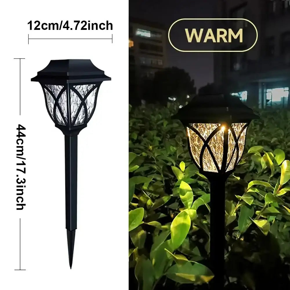 Black Lattice Solar Lights