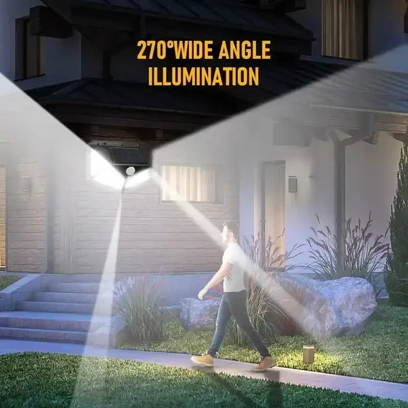 Black Triangular Outdoor Light