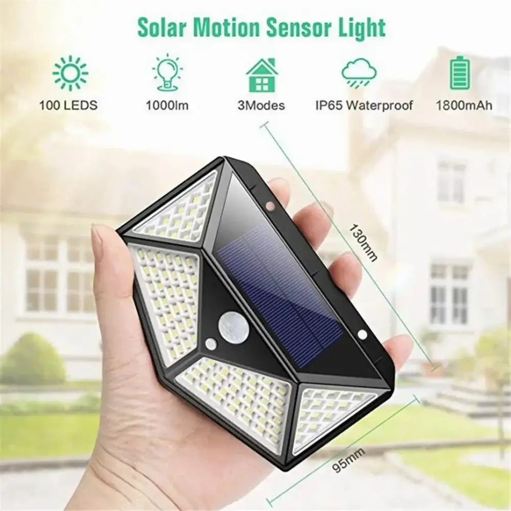 Black Triangular Outdoor Light