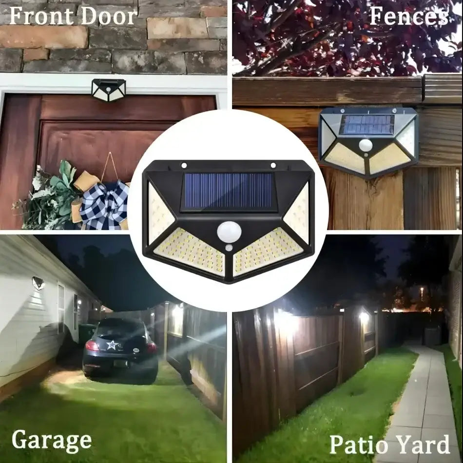 Black Triangular Outdoor Light