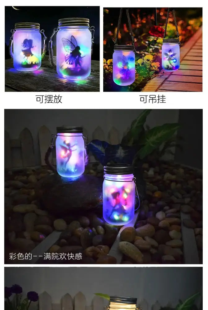 Solar Mason Jar Lanterns