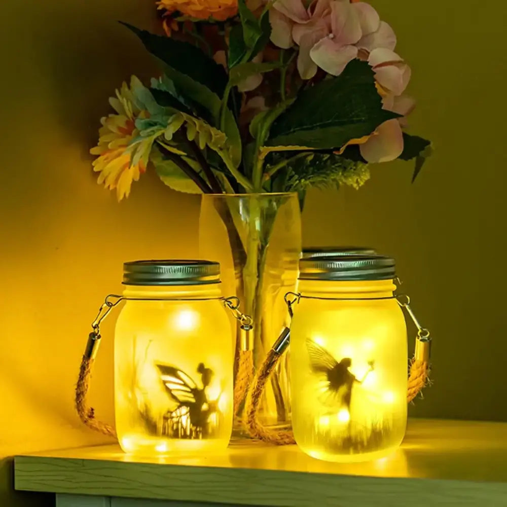 Solar Mason Jar Lanterns