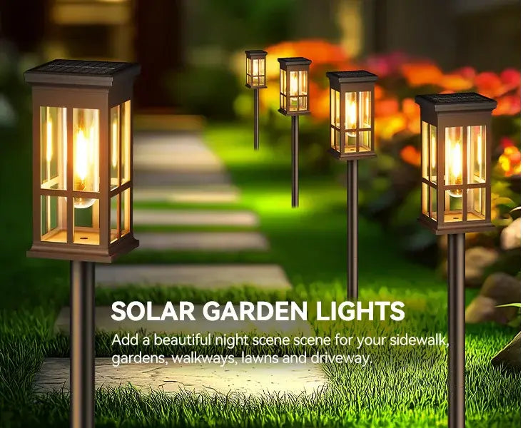 Bronze Solar Pathway Lights
