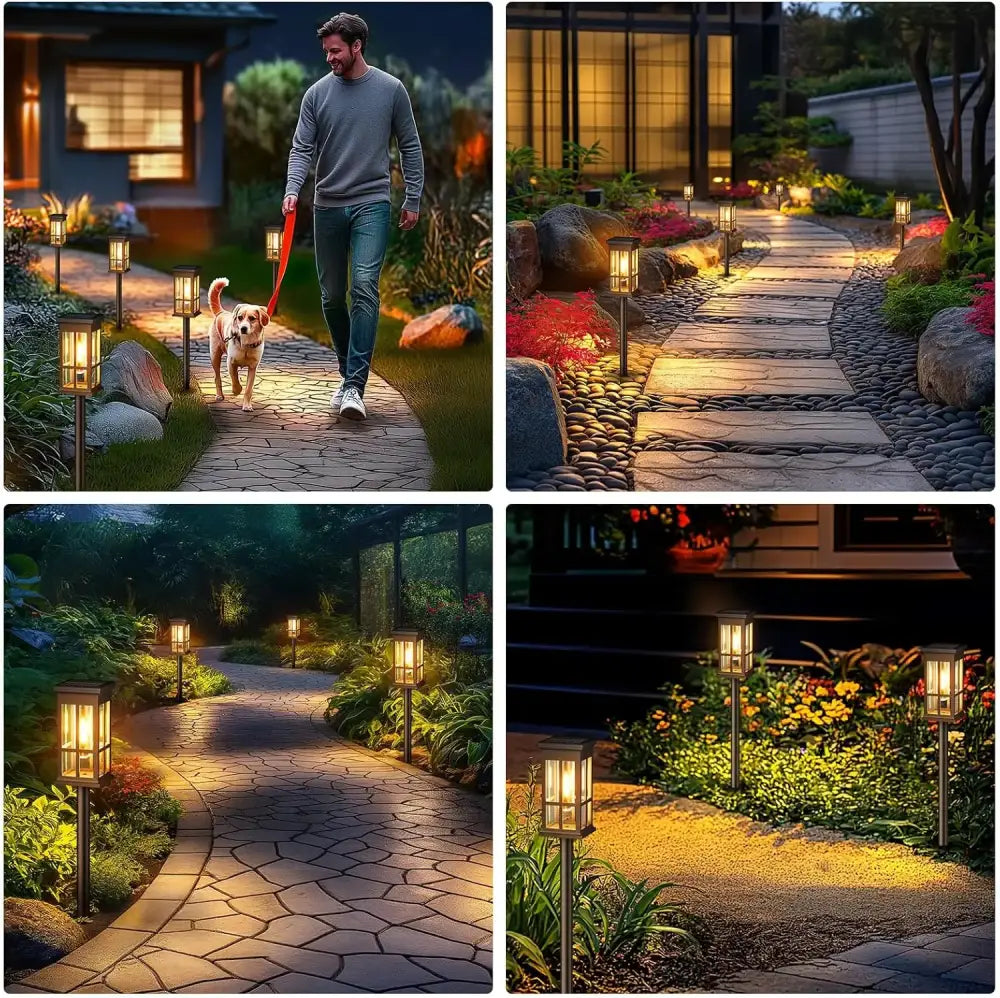 Bronze Solar Pathway Lights