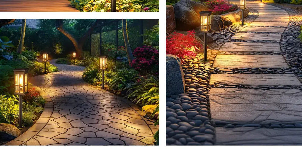 Bronze Solar Pathway Lights