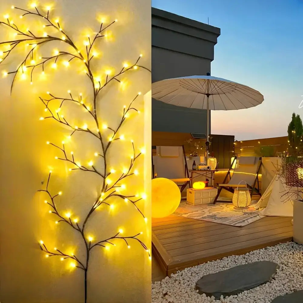 Warm White Willow Light