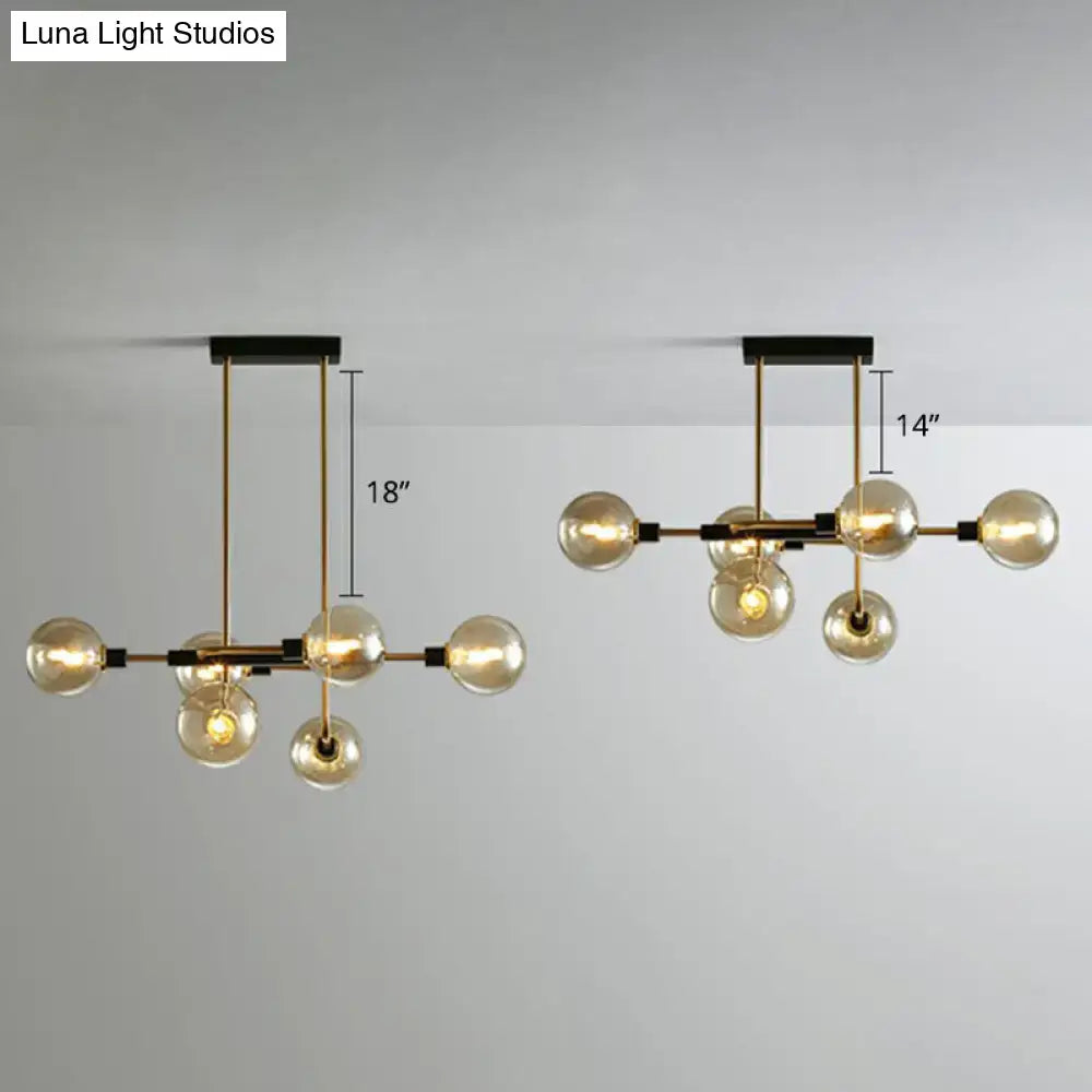 Chrome Sputnik Island Light