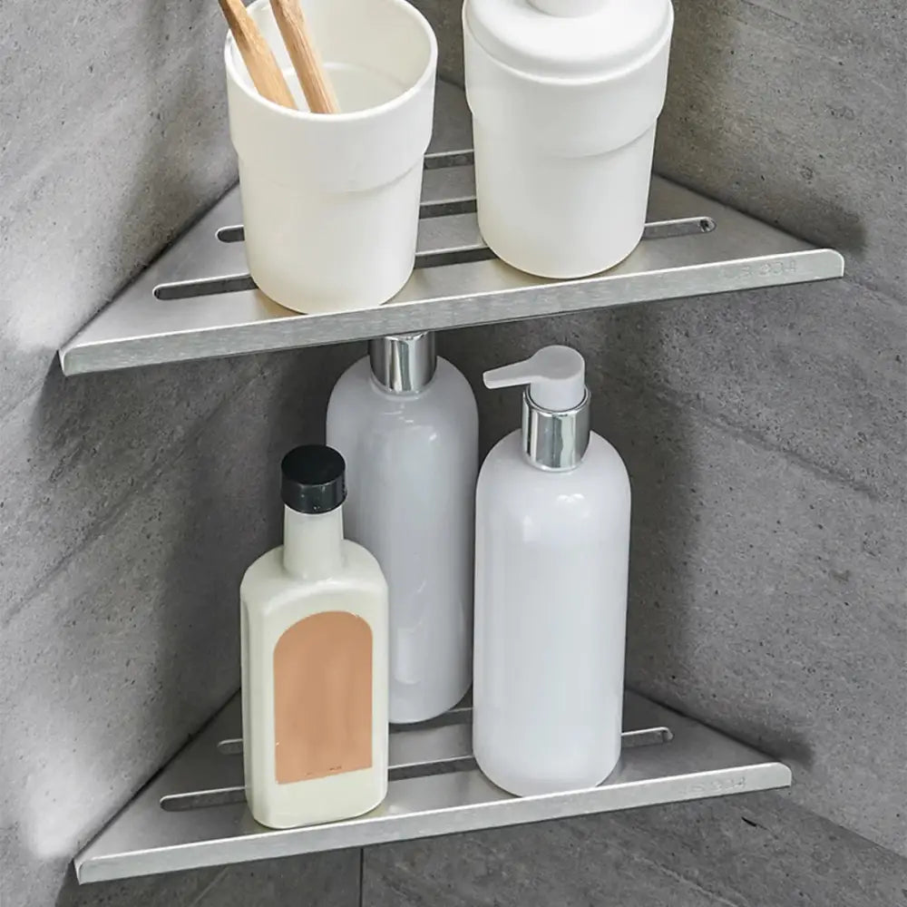 Silver Corner Shower Caddy
