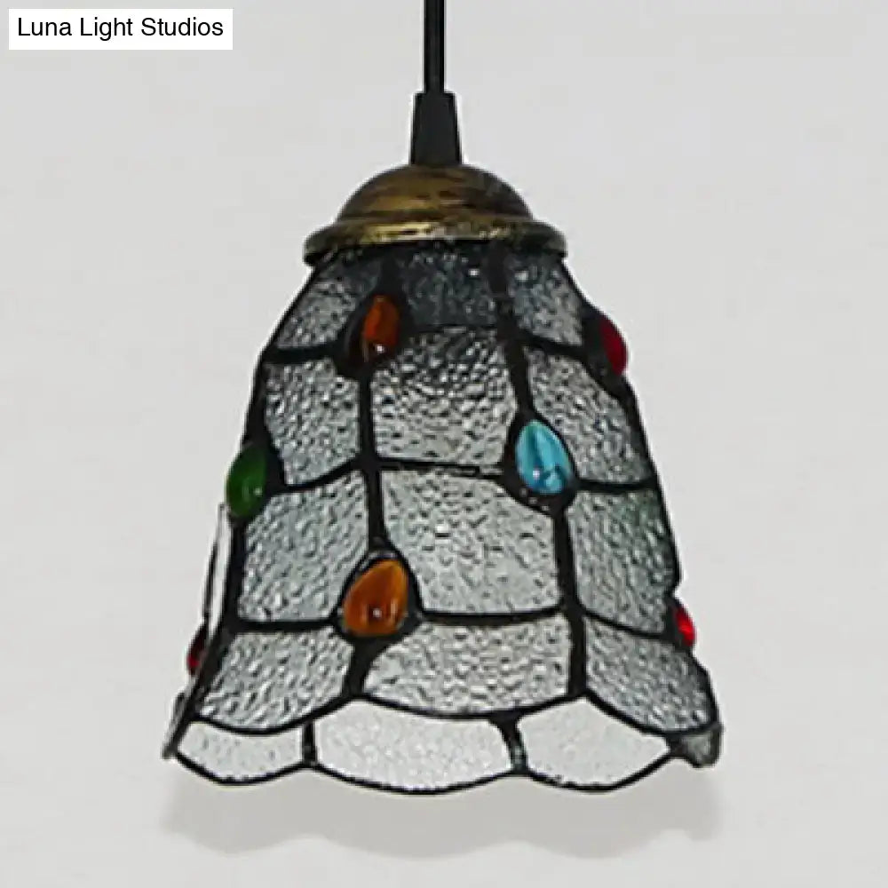 Amber Trumpet Ceiling Pendant