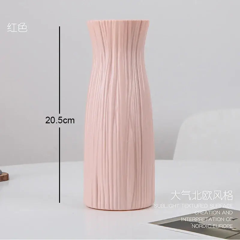Pastel Plastic Flower Vase
