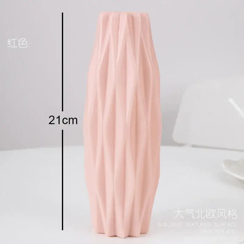 Pastel Plastic Flower Vase