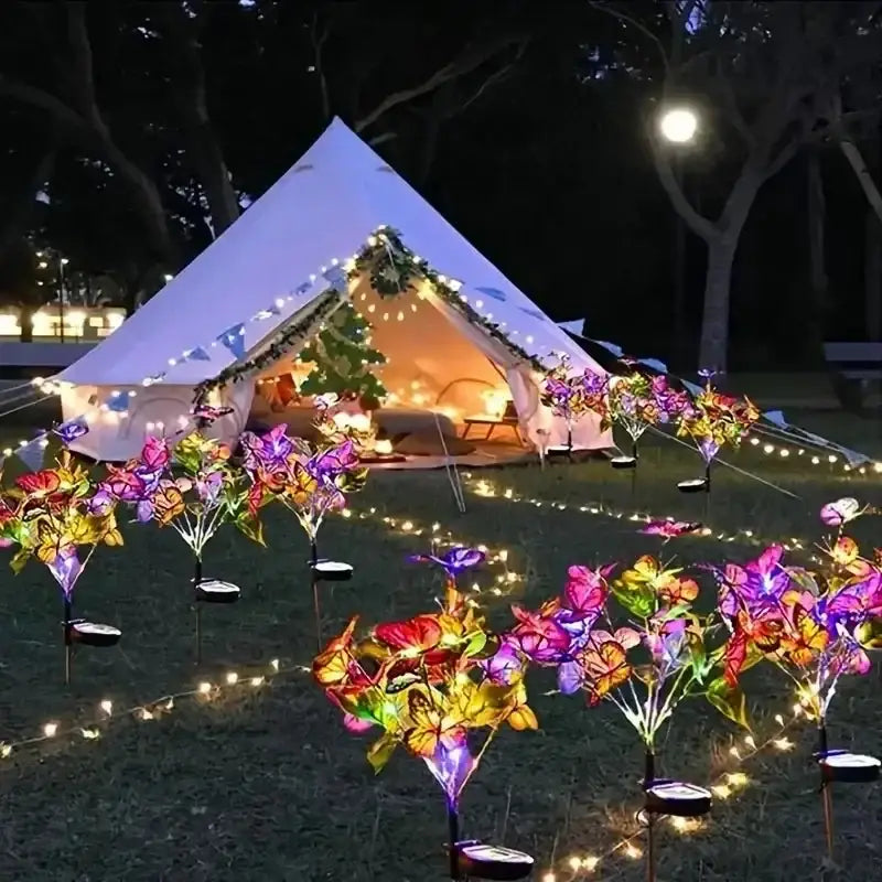 Yellow Sunflower Solar Lights