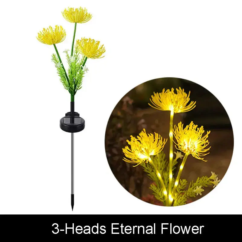 Yellow Sunflower Solar Lights