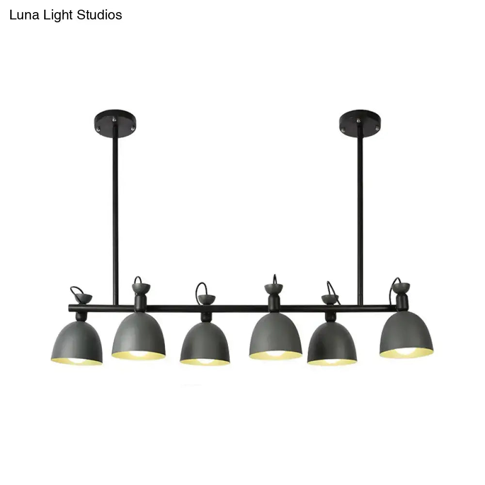 Green Four-Light Pendant
