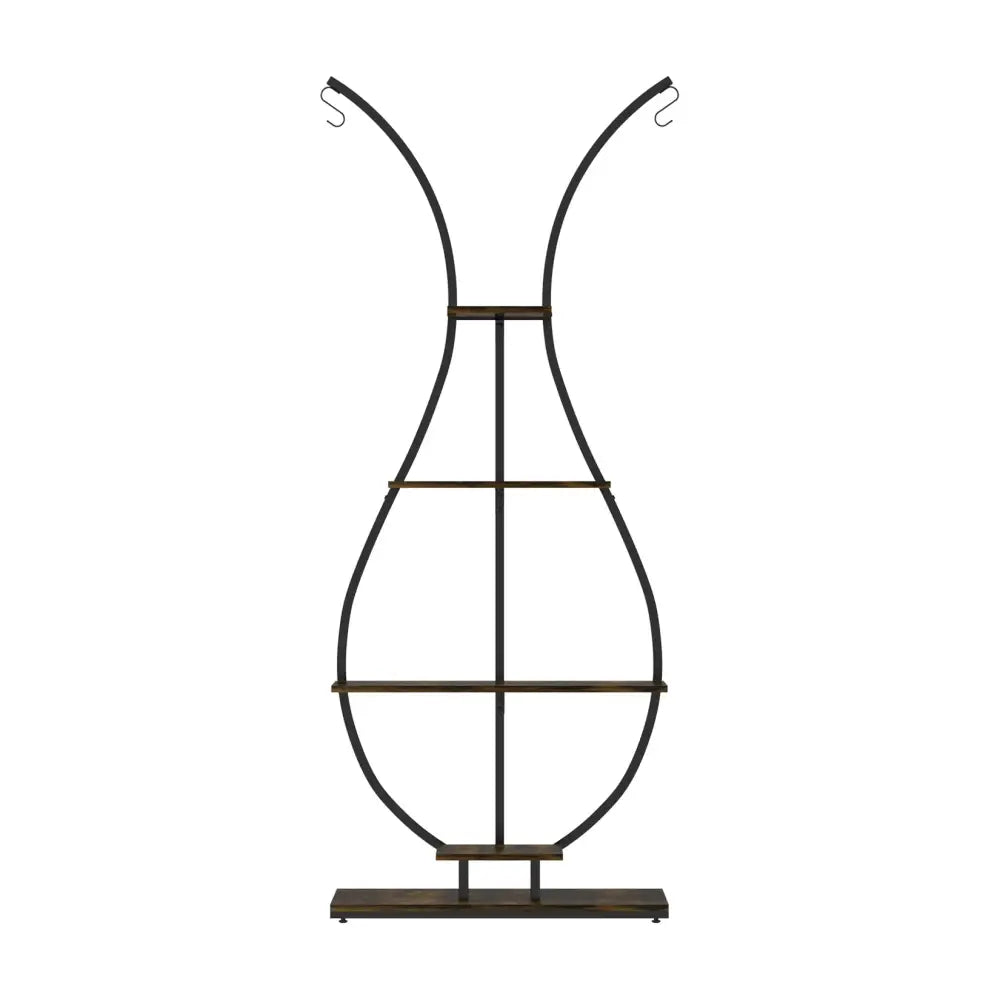 Metal Bunny Plant Stand