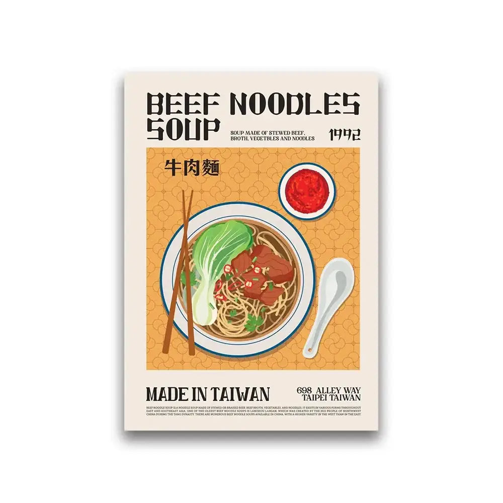 Vibrant Bibimbap Wall Art