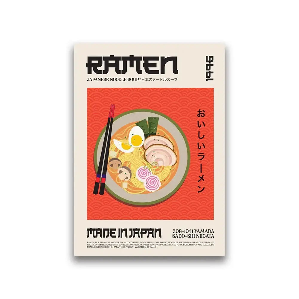 Vibrant Bibimbap Wall Art