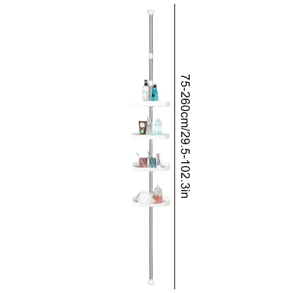 Chrome Tension Pole Rack